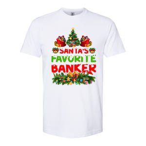 Lighting Christmas SantaS Favorite Banker Xmas Gift Softstyle CVC T-Shirt