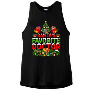 Lighting Christmas SantaS Favorite Doctor Xmas Gift Ladies PosiCharge Tri-Blend Wicking Tank