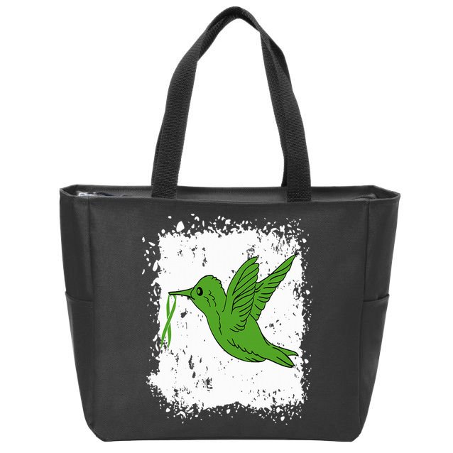 Liver Cancer Support Squad Liver Cancer Awareness Zip Tote Bag