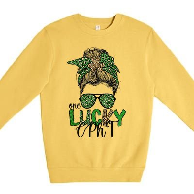 Lucky CPhT St. Patrick's Day Certified Pharmacy Technician Premium Crewneck Sweatshirt