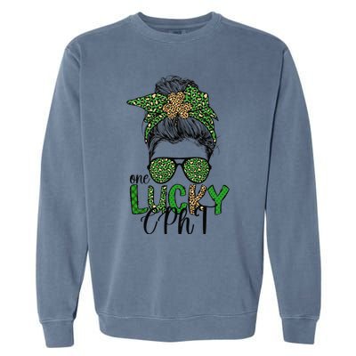 Lucky CPhT St. Patrick's Day Certified Pharmacy Technician Garment-Dyed Sweatshirt