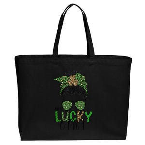 Lucky CPhT St. Patrick's Day Certified Pharmacy Technician Cotton Canvas Jumbo Tote