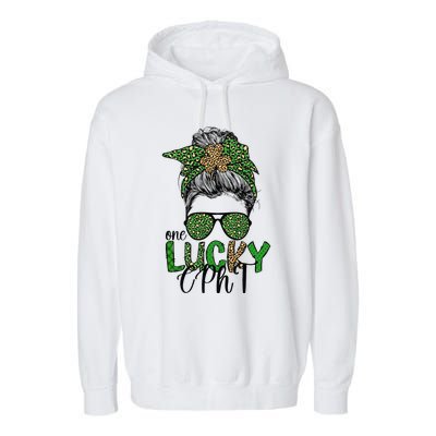 Lucky CPhT St. Patrick's Day Certified Pharmacy Technician Garment-Dyed Fleece Hoodie