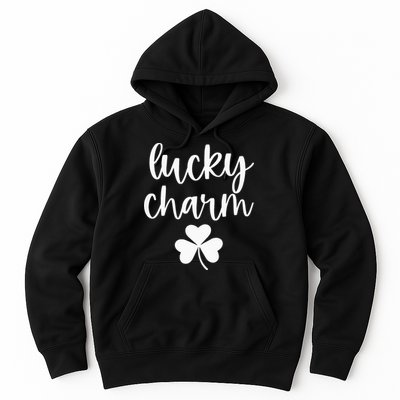 Lucky Charm Shamrock green St Patricks Day Hoodie