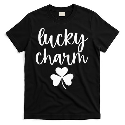 Lucky Charm Shamrock green St Patricks Day T-Shirt