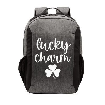 Lucky Charm Shamrock green St Patricks Day Vector Backpack