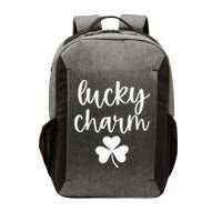 Lucky Charm Shamrock green St Patricks Day Vector Backpack