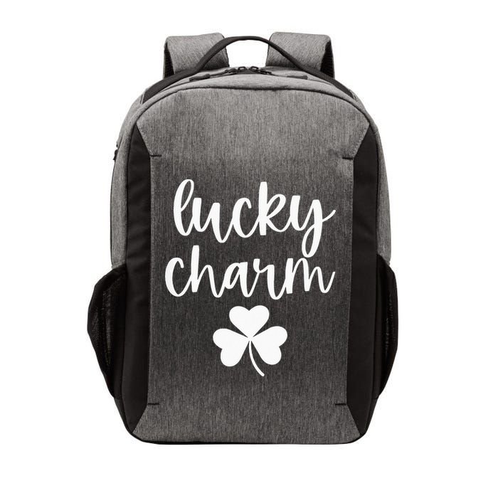 Lucky Charm Shamrock green St Patricks Day Vector Backpack
