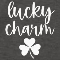 Lucky Charm Shamrock green St Patricks Day Vector Backpack