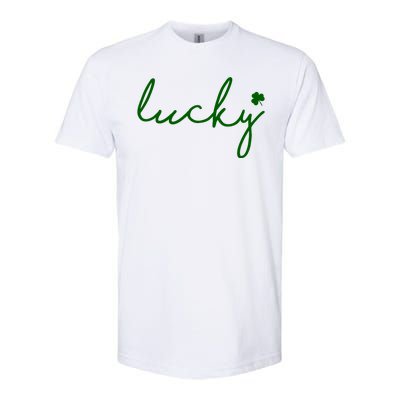 Lucky Clover St Patrick's Day Softstyle® CVC T-Shirt