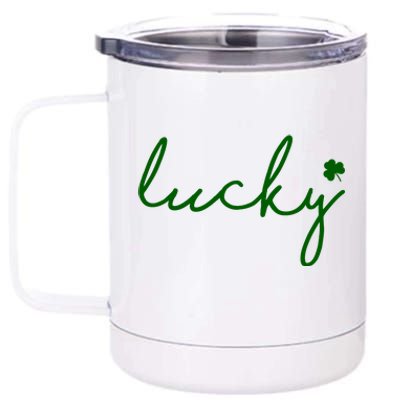 Lucky Clover St Patrick's Day 12 oz Stainless Steel Tumbler Cup