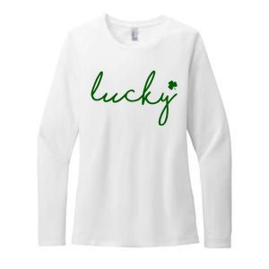 Lucky Clover St Patrick's Day Womens CVC Long Sleeve Shirt