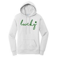 Lucky Clover St Patrick's Day Women's Pullover Hoodie