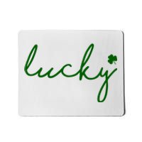 Lucky Clover St Patrick's Day Mousepad