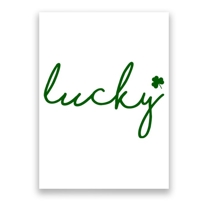 Lucky Clover St Patrick's Day Poster