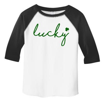 Lucky Clover St Patrick's Day Toddler Fine Jersey T-Shirt