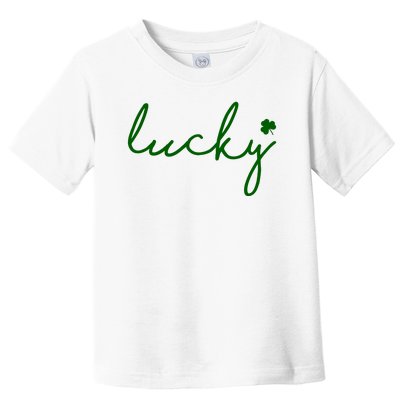 Lucky Clover St Patrick's Day Toddler T-Shirt