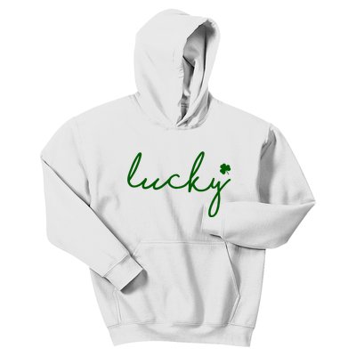 Lucky Clover St Patrick's Day Kids Hoodie