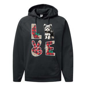 Love Christmas Sweater Yorkshire Xmas Family Performance Fleece Hoodie