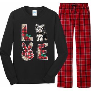 Love Christmas Sweater Yorkshire Xmas Family Long Sleeve Pajama Set