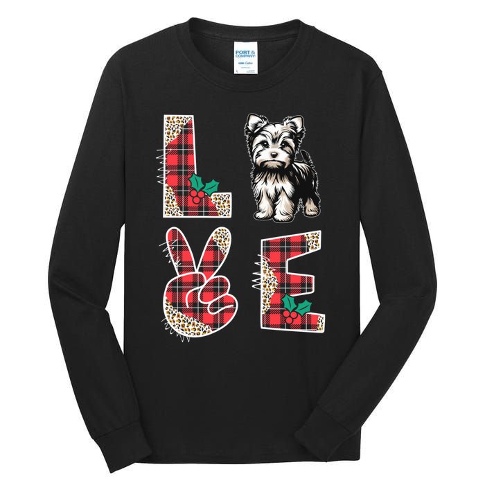 Love Christmas Sweater Yorkshire Xmas Family Tall Long Sleeve T-Shirt