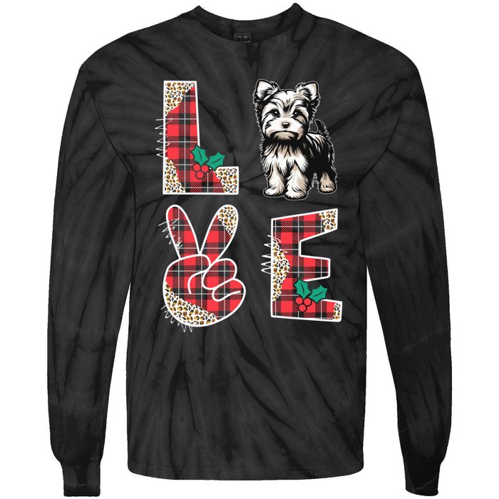 Love Christmas Sweater Yorkshire Xmas Family Tie-Dye Long Sleeve Shirt