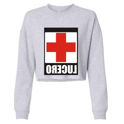 Lucero Cross Schmitt Stix 72 Cropped Pullover Crew