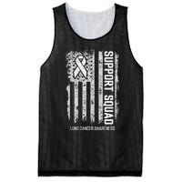 Lung Cancer Shirts Support Squad Lung Cancer Awareness Mesh Reversible Basketball Jersey Tank