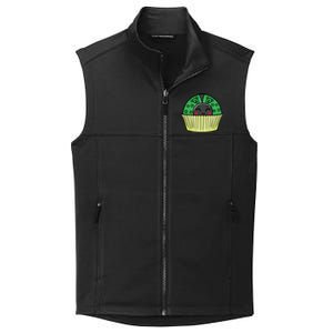 Ladybug Cupcake Saint Patrick's Day Shamrock Leaf Clover Collective Smooth Fleece Vest