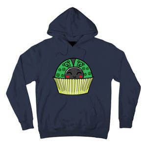 Ladybug Cupcake Saint Patrick's Day Shamrock Leaf Clover Tall Hoodie