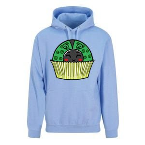 Ladybug Cupcake Saint Patrick's Day Shamrock Leaf Clover Unisex Surf Hoodie