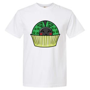 Ladybug Cupcake Saint Patrick's Day Shamrock Leaf Clover Garment-Dyed Heavyweight T-Shirt