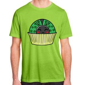 Ladybug Cupcake Saint Patrick's Day Shamrock Leaf Clover Adult ChromaSoft Performance T-Shirt