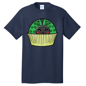 Ladybug Cupcake Saint Patrick's Day Shamrock Leaf Clover Tall T-Shirt