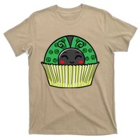 Ladybug Cupcake Saint Patrick's Day Shamrock Leaf Clover T-Shirt