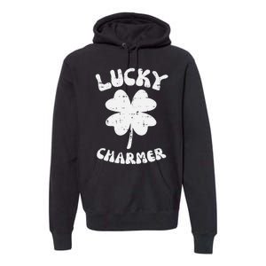 Lucky Charmer Shamrock Saint St Patricks Day Premium Hoodie