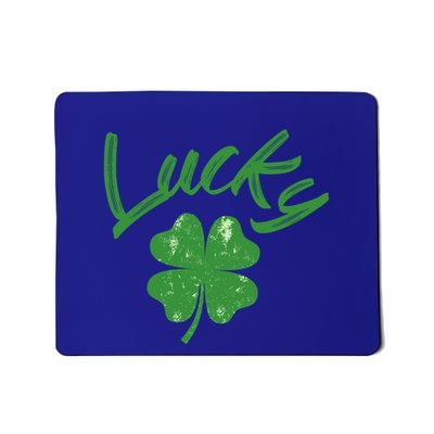 Lucky Charmer St PaddyS Clover Design By Clovercraft Gift Mousepad