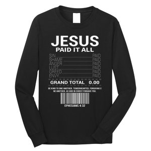 Lord Christ Savior Salvation Grace Long Sleeve Shirt