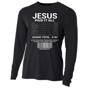 Lord Christ Savior Salvation Grace Cooling Performance Long Sleeve Crew