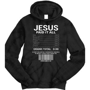 Lord Christ Savior Salvation Grace Tie Dye Hoodie