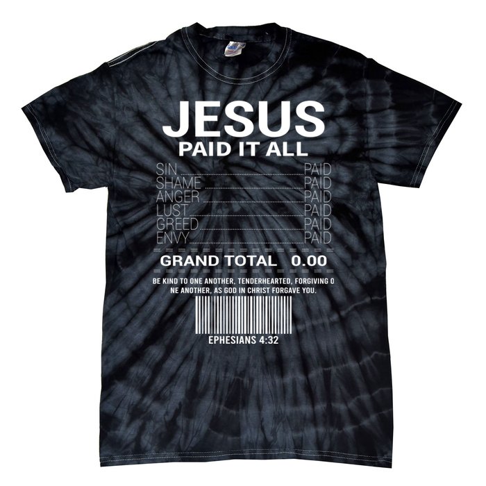 Lord Christ Savior Salvation Grace Tie-Dye T-Shirt