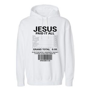 Lord Christ Savior Salvation Grace Garment-Dyed Fleece Hoodie