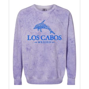 Los Cabos San Lucas Mexico Dolphin Souvenir Colorblast Crewneck Sweatshirt