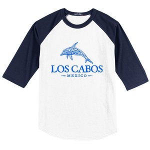 Los Cabos San Lucas Mexico Dolphin Souvenir Baseball Sleeve Shirt