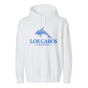 Los Cabos San Lucas Mexico Dolphin Souvenir Garment-Dyed Fleece Hoodie