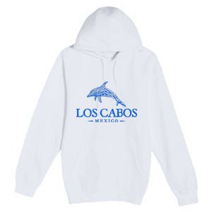 Los Cabos San Lucas Mexico Dolphin Souvenir Premium Pullover Hoodie