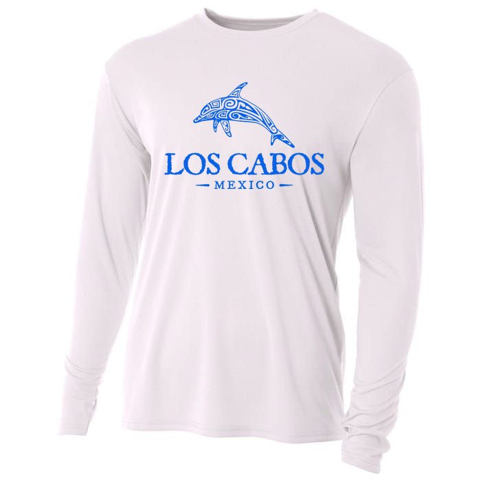 Los Cabos San Lucas Mexico Dolphin Souvenir Cooling Performance Long Sleeve Crew