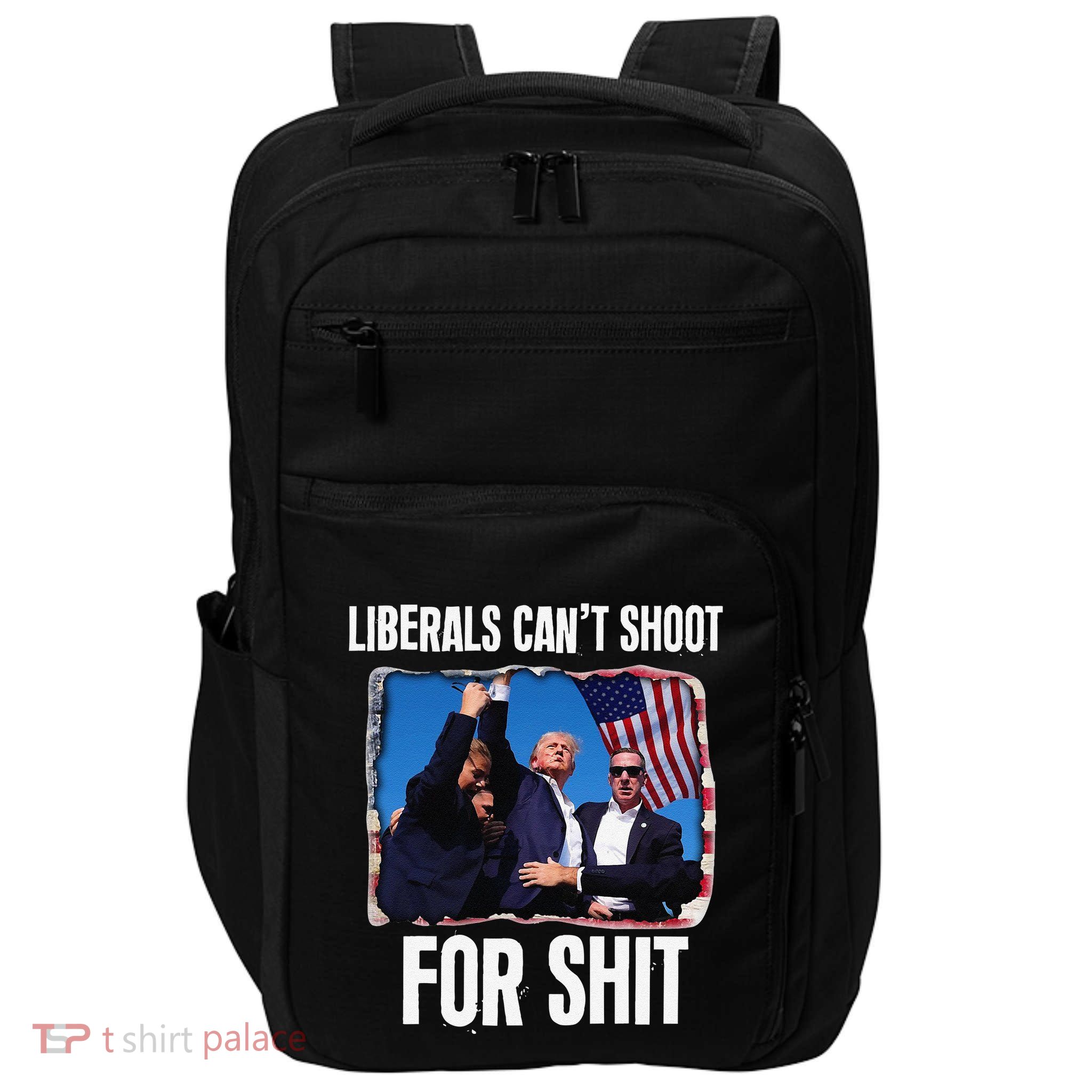 Liberals CanT Shoot For Shit Gift Impact Tech Backpack