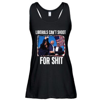 Liberals CanT Shoot For Shit Gift Ladies Essential Flowy Tank