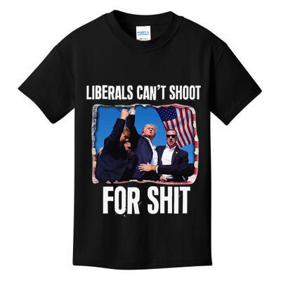 Liberals CanT Shoot For Shit Gift Kids T-Shirt